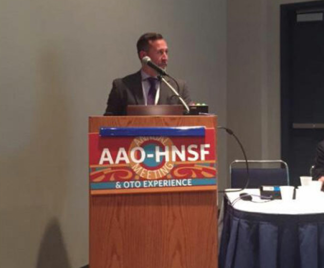 Dr. Zuliani Speaks at the AAO-HNSF Meeting Image
